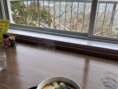 昭和な食事処でしたが、景色は格別！