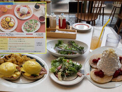 パートナーの提案で昼食はマリンタワーのエッグシングスに行ってみました。メニューを見るとワイキキセットメニューがあったので豪華なランチを美味しくいただいて今回のクルーズ旅行は終了となり、無事に帰宅できました。