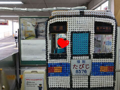 　ぐっすり眠って、３日目の５月22日（木）。亀戸駅の東武線乗り場にやって来ました。今日は年に１回の筑波大診察の日です。
　東武の中でも地味な亀戸線だけど、ちゃんとフォトスポットが準備されていました。