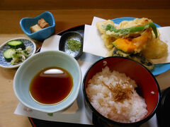 かつ竹さんで昼食（天ぷら）