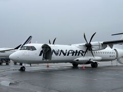 ヘルシンキからタリンまでフィンエアーのプロペラ機で。20分のフライトです。