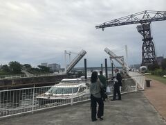 そしてゆりかもめで豊洲まで行き、
ららぽーとの船乗り場から平日のみ運行している
片道500円で豊洲から日本橋まで運航している通勤用の船に乗る