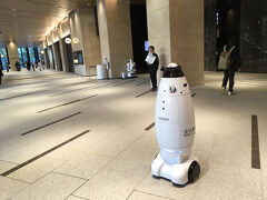 芝離宮に着く前に東京ポートシティ竹芝に寄ると、警備ロボットが巡回していました。
シークセンス社の「SQ-2」が、電子音を鳴らしながらゆっくりと移動していました。
充電中の姿しか見たことがなかったので、今回動いている様子が見れてよかったです。
