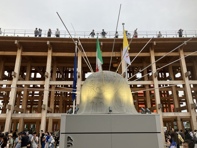 イタリア館　オブジェ　非売品　大阪万博 弾丸日帰り！ 大阪万博に夏休みが来る前に。オブジェ編 その1