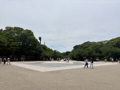 上野公園を横切って都美に向います！