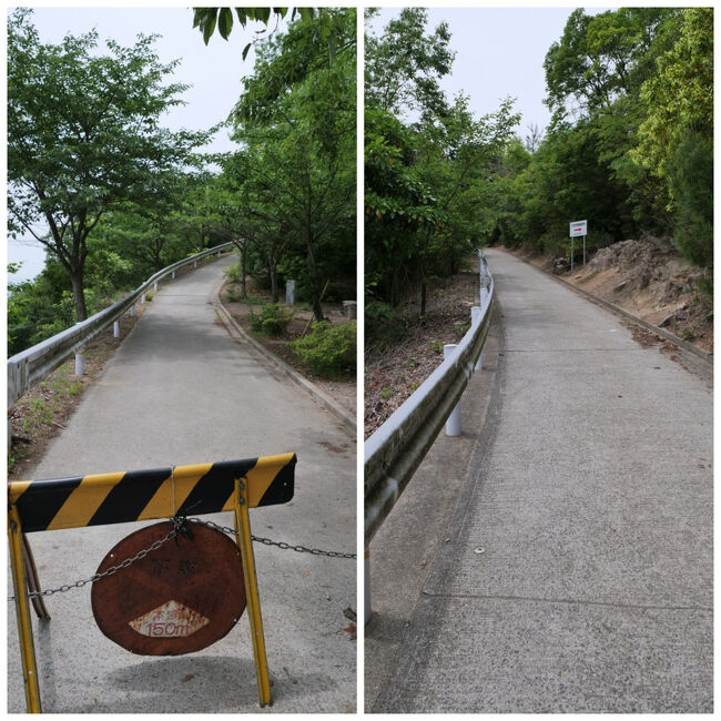 なんだけど...その150mがかなりの傾斜の坂道(・ω・;)ｺﾞｸﾘ<br />雨の日は滝になりそうだよ...