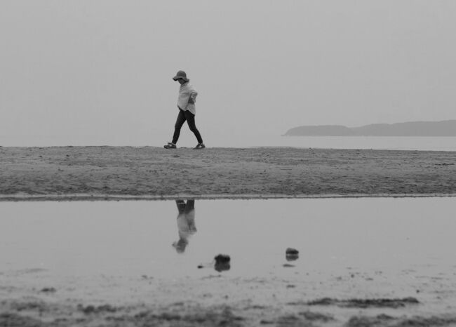 反射はあるけど、お天気もあれだしね<br />でも雰囲気は分かった！