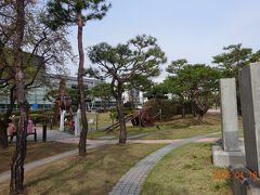 「水原華城博物館」が見えてきた。