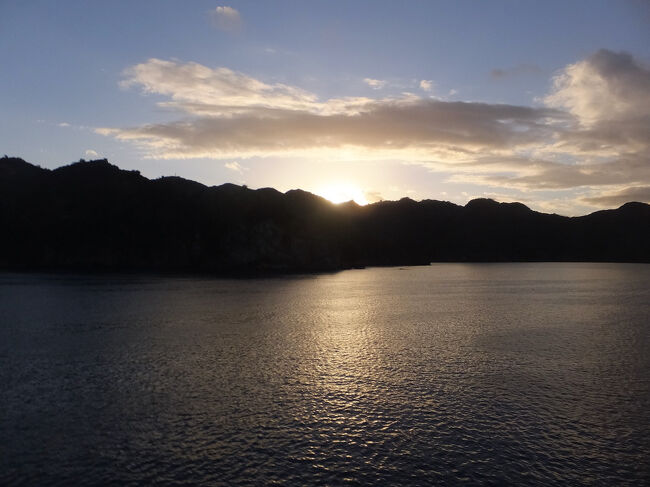 朝。いい天気です。