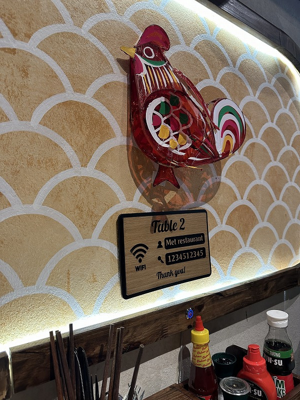 内装がかわいい。<br />フリーWi-Fiあり。