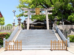 百舌鳥八幡宮にやってきました。六世紀中頃、国家泰平の祈願のため当地に創建されたと伝えられています。