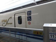 ホームに行くエレベーターの前には、車イスでもベビーカーでもなく、エスカレーターが使えるスーツケースのお客さんで長い行列ができていて、10分以上待ちました。余裕を持っておいてよかったです。