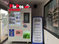 天馬塚という古墳がたくさんある観光名所に来たんです。
が、。入り口あったこれ、
スマホケース自販機が気になりすぎて観光そっちのけで入店。

親バカちゃんなので、小鳥のスマホケース作りたーーい！

