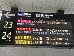 １５分前にホームに登ると、すでに電車入線済み。ラッキー。