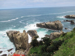 とても綺麗な海を眺めて帰ります