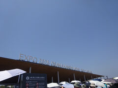 本日も晴天なり。進みが遅い列に並んでしまった感。