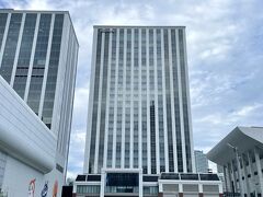 そろそろチェックインの時間になるのでホテルに向かいます
今回は横浜駅から徒歩で移動です
アンパンマンミュージアムの先にヒルトン横浜が見えてきました(^｡^)