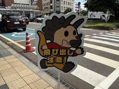 飛び出し注意です