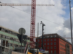 中央駅の工事中の風景です。