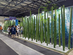 午後から万博栃木ブースのお手伝い！

関係者ゲートから通ると、駅から５分で手荷物検査を通過できました！