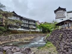 修禅寺に到着
桂川と独鈷の湯