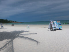 白砂が美しいビーチ