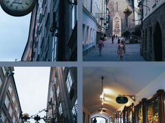 夕暮れのゲトライデ通りを歩いて…