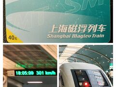 上海中心部まではリニアで移動します
当日の搭乗券を持っていれば片道40元(約800円)に割り引き