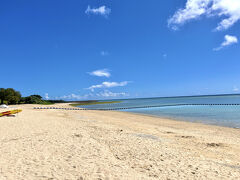 ホテル前の名城ビーチ