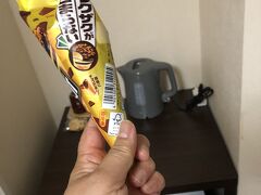 ベーカリーホテルシャトードール
旅1日目の締めは、コンビニで買ったアイス。
ホテルの部屋で食べました。
本当によく歩いた一日でした。