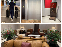 7時前にチェックアウト
この度もビジネスクラスからマイルでファーストにアップグレード
ファースト専用ラウンジでチェックイン
５月の時にヘルシンキ便に乗りブタペストでロスバケになりました。だからと言って今回ラウンジで話題にする気も無かったのだけど、今回はちゃっかり夫が地上係員に「参っちゃったよ～」と言ってました。