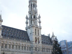 4時前にはブリュッセルに到着。中央駅近くでバスを降り、ちょこっと観光です。
グランプラスもすごいヒト。え？12月25日って家で家族のクリスマスを楽しむんじゃないの？