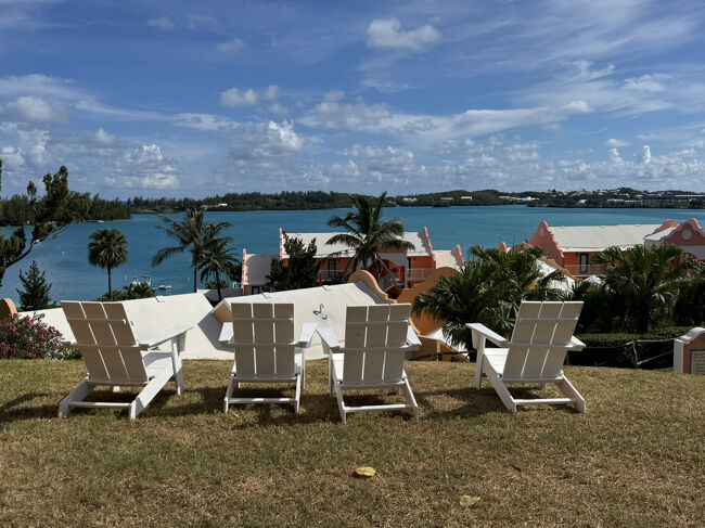 ホテル敷地内はアップアップダウンがあります。