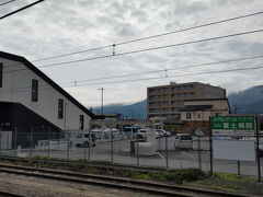 御殿場駅で見えた箱根の瀧雲　御殿場は山岳リゾートですね