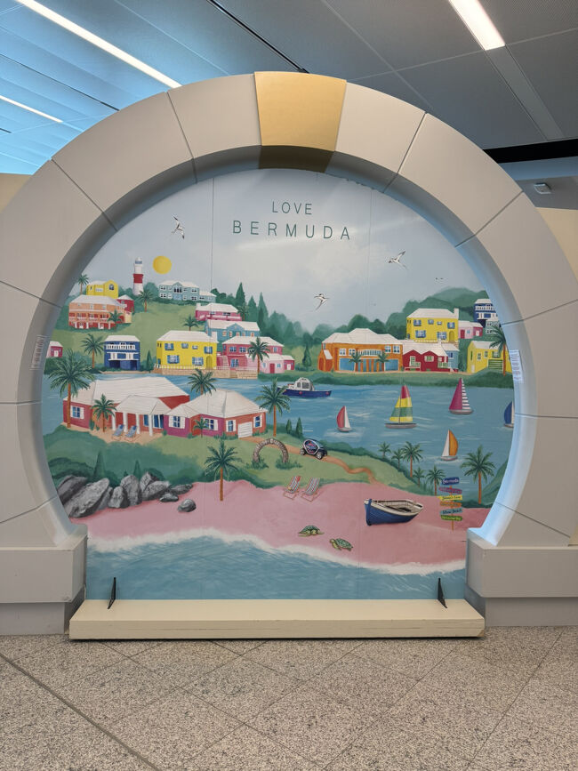 ホテルからハミルトンに行く車窓から見てもバミューダーは何処も綺麗な街でした。<br />カリブではゴージャスなホテルがあっても一般の民家とギャップがある所も多いのですがバミューダーはどのお家も綺麗にしていました。