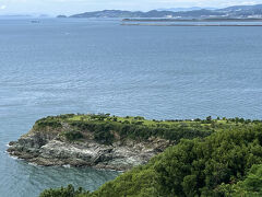 番所庭園も見える