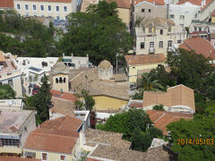 アテネのアクロポリスから見た風景「アギオスエレフテリオス教会」