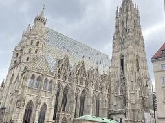 シュテファン大聖堂にやってきた！

ウィーンの中心に聳えるシュテファン大聖堂
137メートルの高さを誇る南塔は、教会の塔としては世界で3番目に高いんだそう！