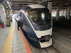 サフィール踊り子5号にて、伊豆熱川駅へ向かいました。