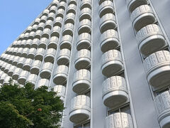 中庭から見たグランドプリンス新高輪