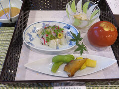 お待ちかねのランコントルでの夕食の前菜