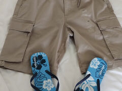 そして期待して行ったショッピングモールのGPO
触手が伸びるものがなく、彼のハーフパンツ（カーバンクライン）と、ビーチサンダル（ABCストア）のみ購入
やはり、タモン地区のショッピングモールじゃないとだめかも…