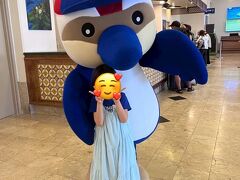 PICマスコットキャラクターのカワセミ、シッキーがお出迎え！こういうの子供たち喜ぶんだよね。喜ぶ子供を見て大人も喜ぶ。ぜひ続けてほしいサービス。