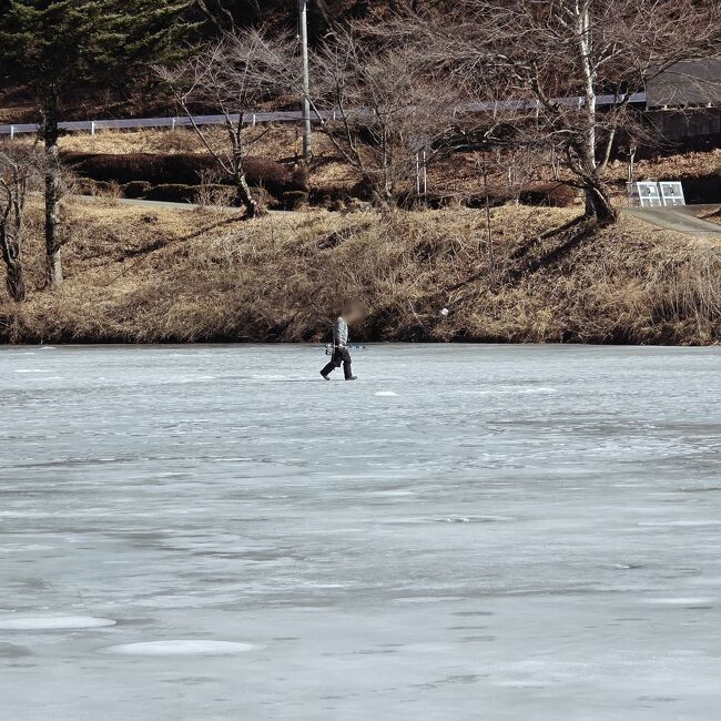 すると夫を発見。ん？釣りはどうしたの？