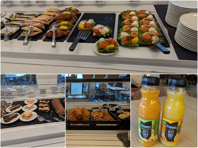 船内はいろいろな食べ物が揃ってます