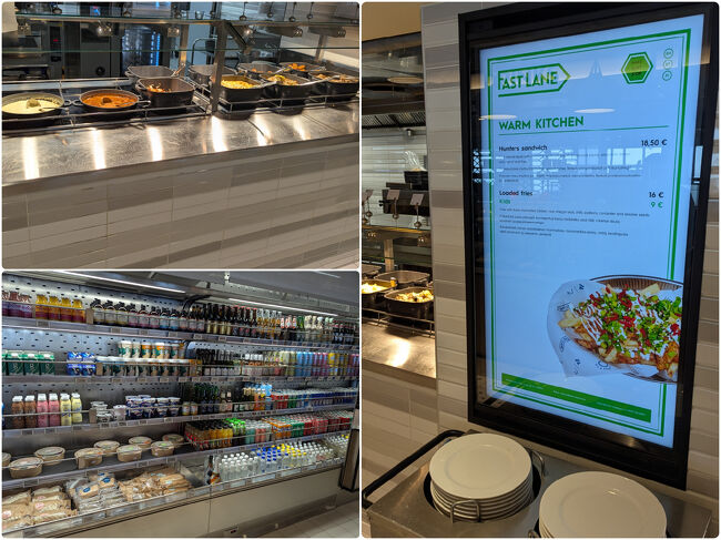 ホットミールやドリンクなど<br />バーガーキングもありました