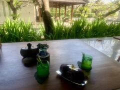 ホテルに戻って荷物をピックアップして、車で40分ほどで、クロボカンのヴィラアイルバリへ。
日本人の女性スタッフさんにお出迎えいただき、ニュアンスが通じる安心感たるや。その場で相談して、明日のチェックアウト後のスパとフレンチのコースを予約しました。