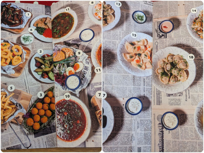 タリンではこの店(Pelmen kohvik)でペルメニを食べようと思ってました<br />予約はしていませんでしたがピーク時間帯を外したので<br />待たずに入店できました<br />メニューは写真付きなのでわかりやすい