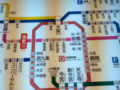 さて、今回はＪＲ東西線の海老江駅から大回り乗車を始めたいと思います。
目的地は大阪環状線の鶴橋駅です。
運賃は200円で、モバイルICOCAで入場しました。
※今回の大回り乗車はICOCA等のICカードじゃないとダメです。