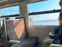 宍道湖が広がる。